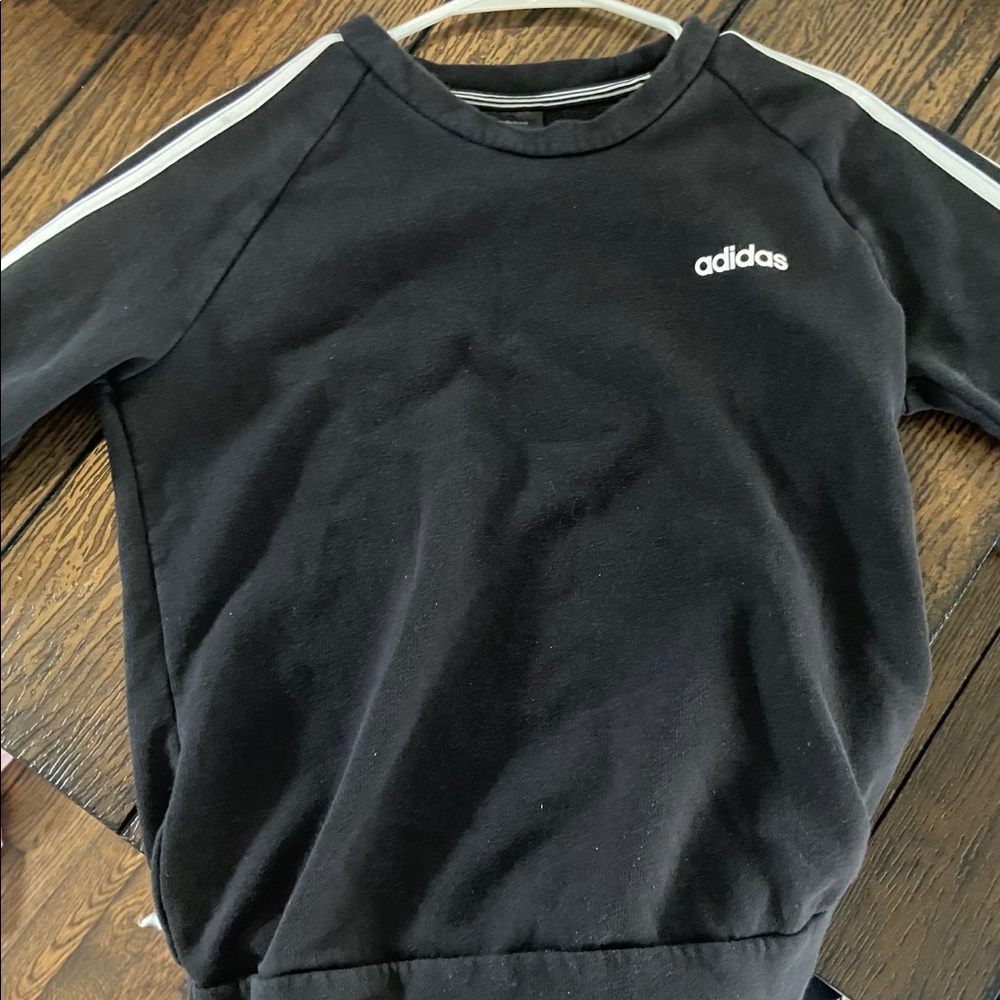 adidas black sweatshirt